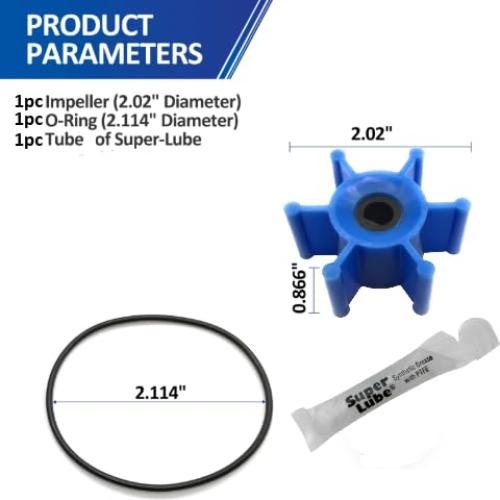 Kit de Impulsor y O-Ring REPLACEMENTKITS.COM para Bombas Milwaukee M18