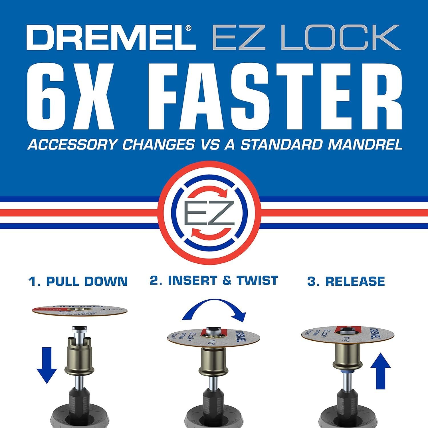 Kit de Accesorios Dremel 160 Piezas con EZ Lock