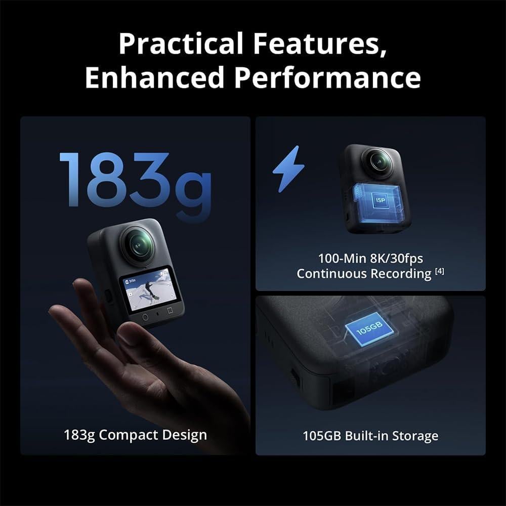 DJI Osmo 360 Aventura Combo con Tarjeta 128GB y Trípode