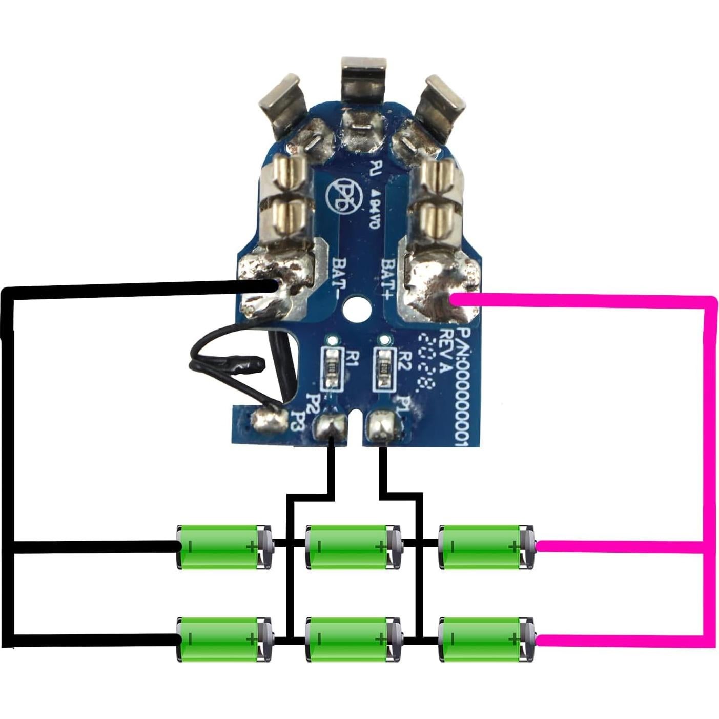 Carcasa de Batería Askoteck M12 12V Reemplazo Compatible