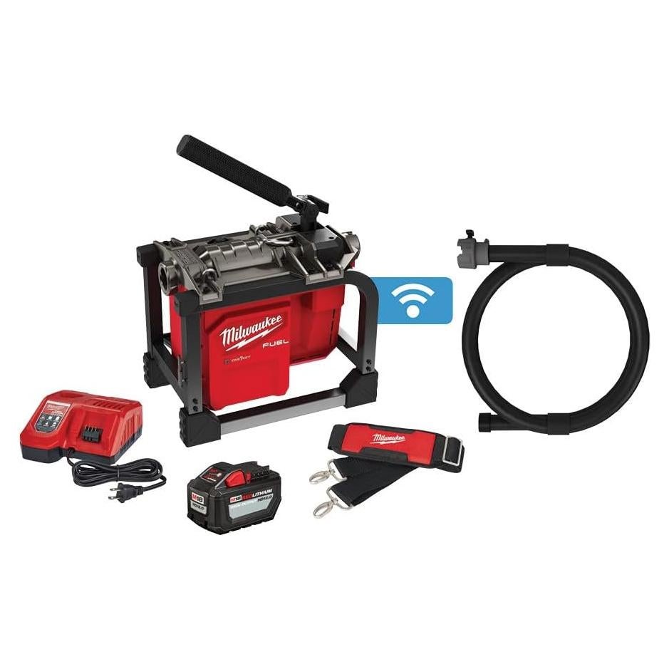 Máquina Seccional de Limpieza de Drenajes Inalámbrica Milwaukee M18 FUEL 18V