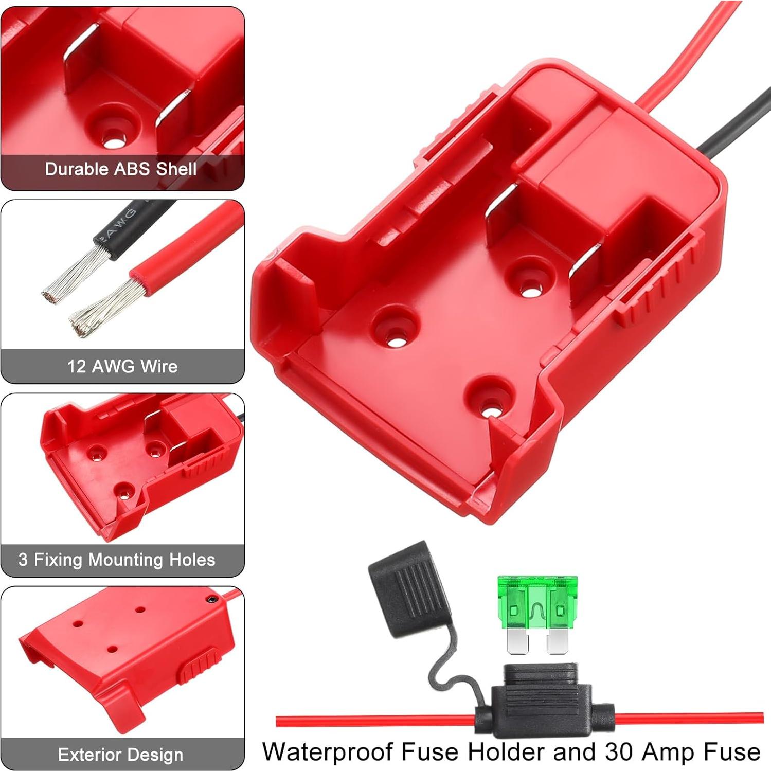 Adaptador de Batería Pickmesh 6 Pzs Compatible Milwaukee 18V