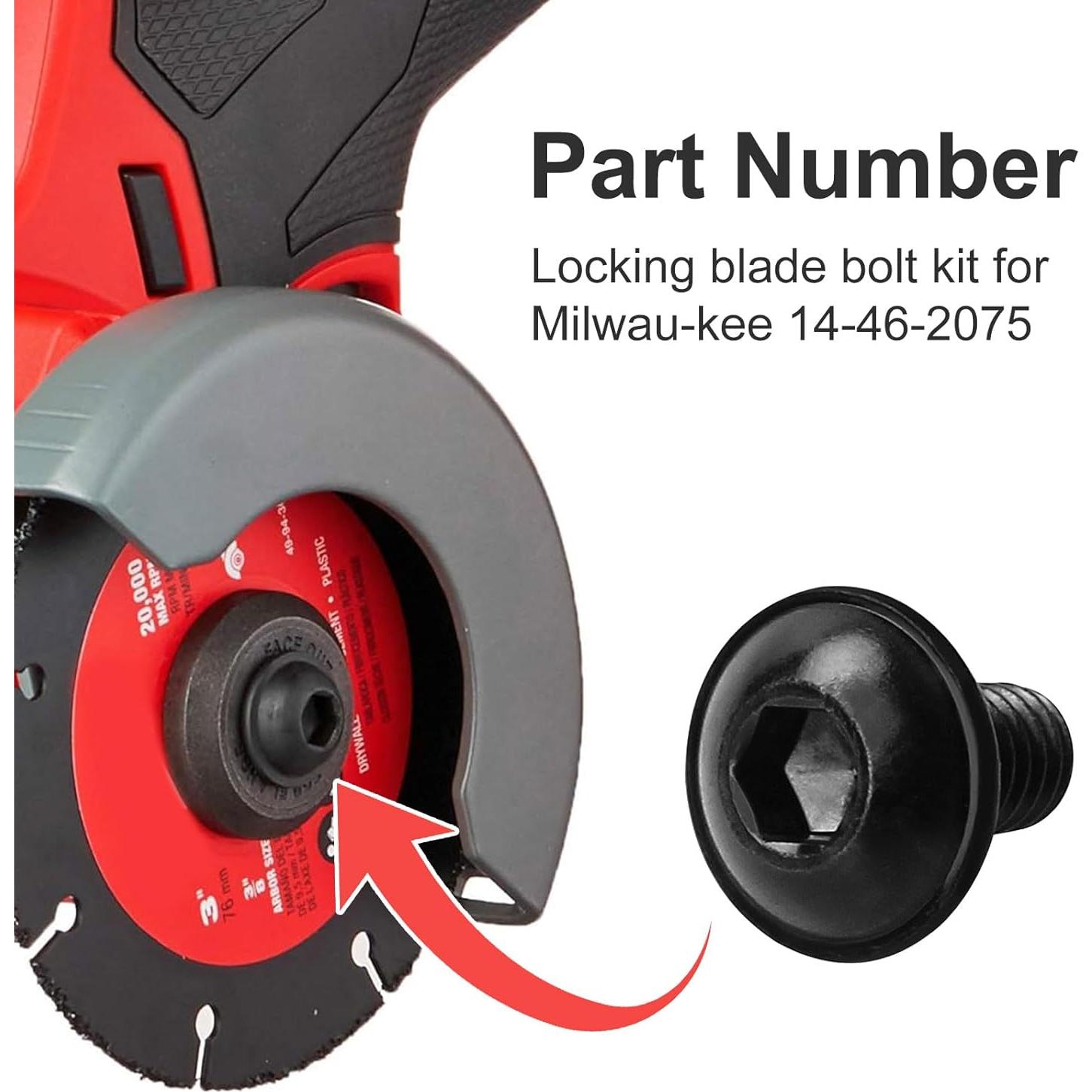 Perno de Cuchilla de Bloqueo Aulpq 14-46-2075 para Milwaukee