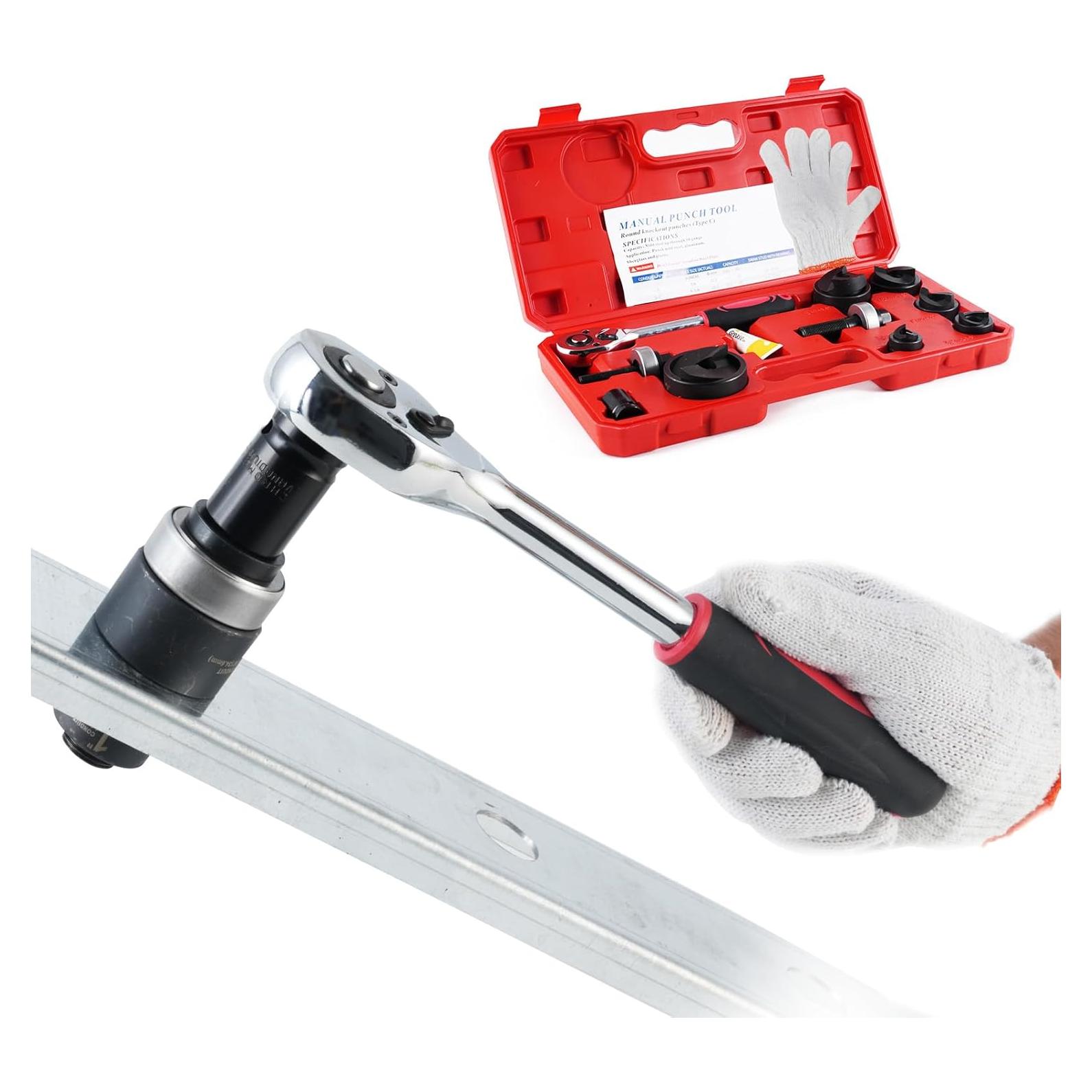 Kit de Herramientas de Perforación Knockout BANCHEE 6 Piezas