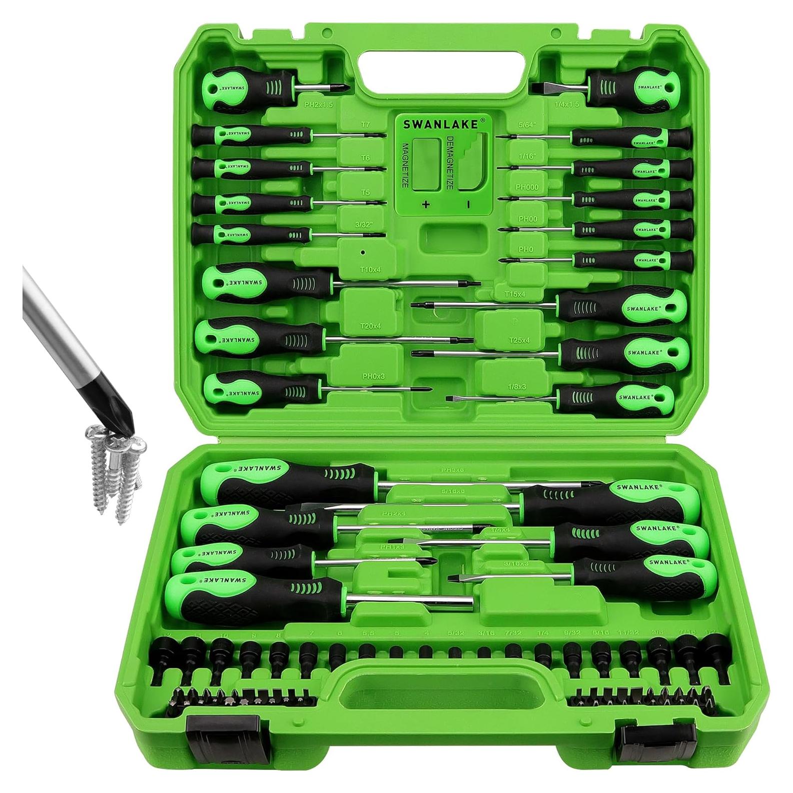 Set de Destornilladores Magnéticos Swanlake 86 Piezas