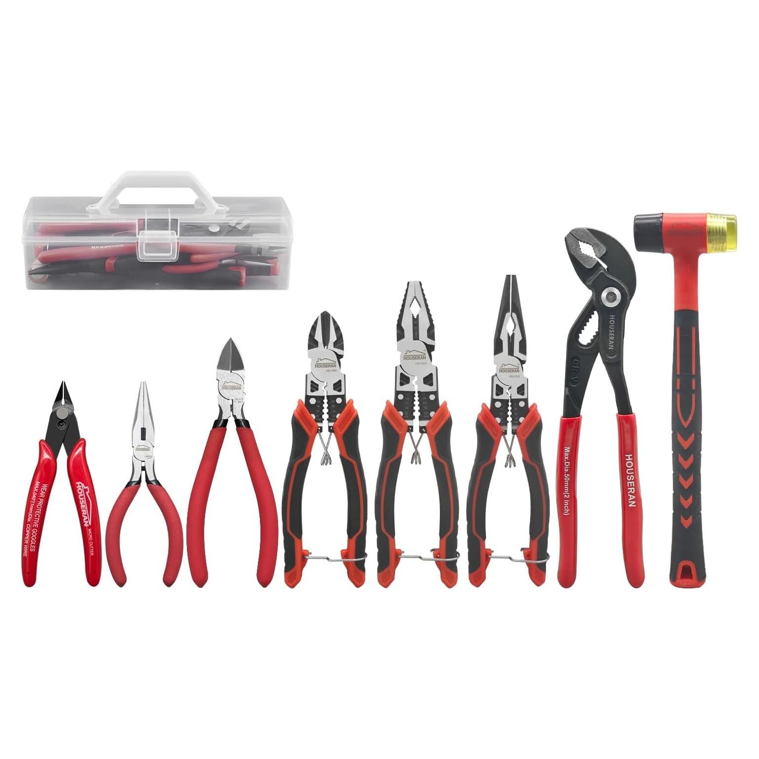 Juego de herramientas 8 piezas HOUSERAN con estuche portátil