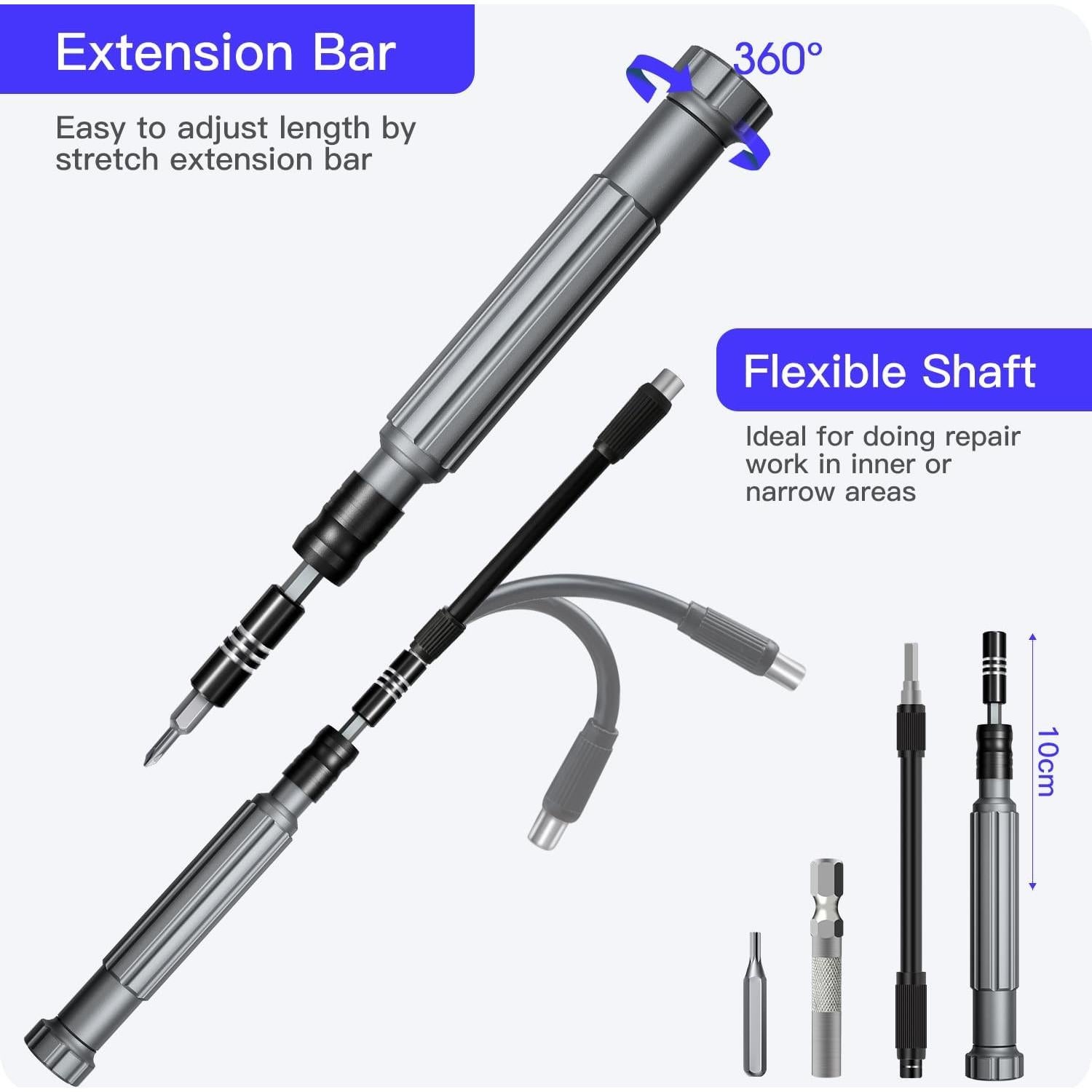 Juego de Destornilladores SOONAN 150 en 1 con 120 Puntas