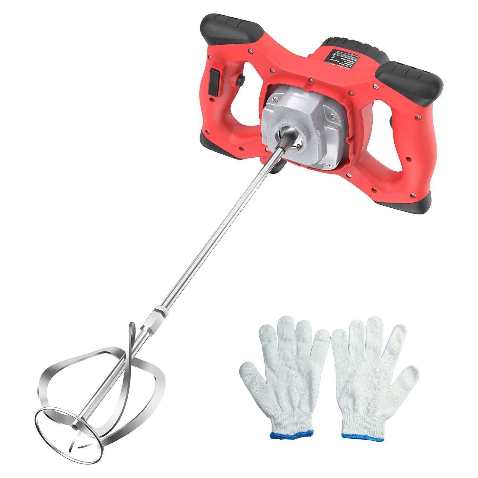 Mezclador de Cemento IMAYCC 2100W 6 Velocidades Portátil