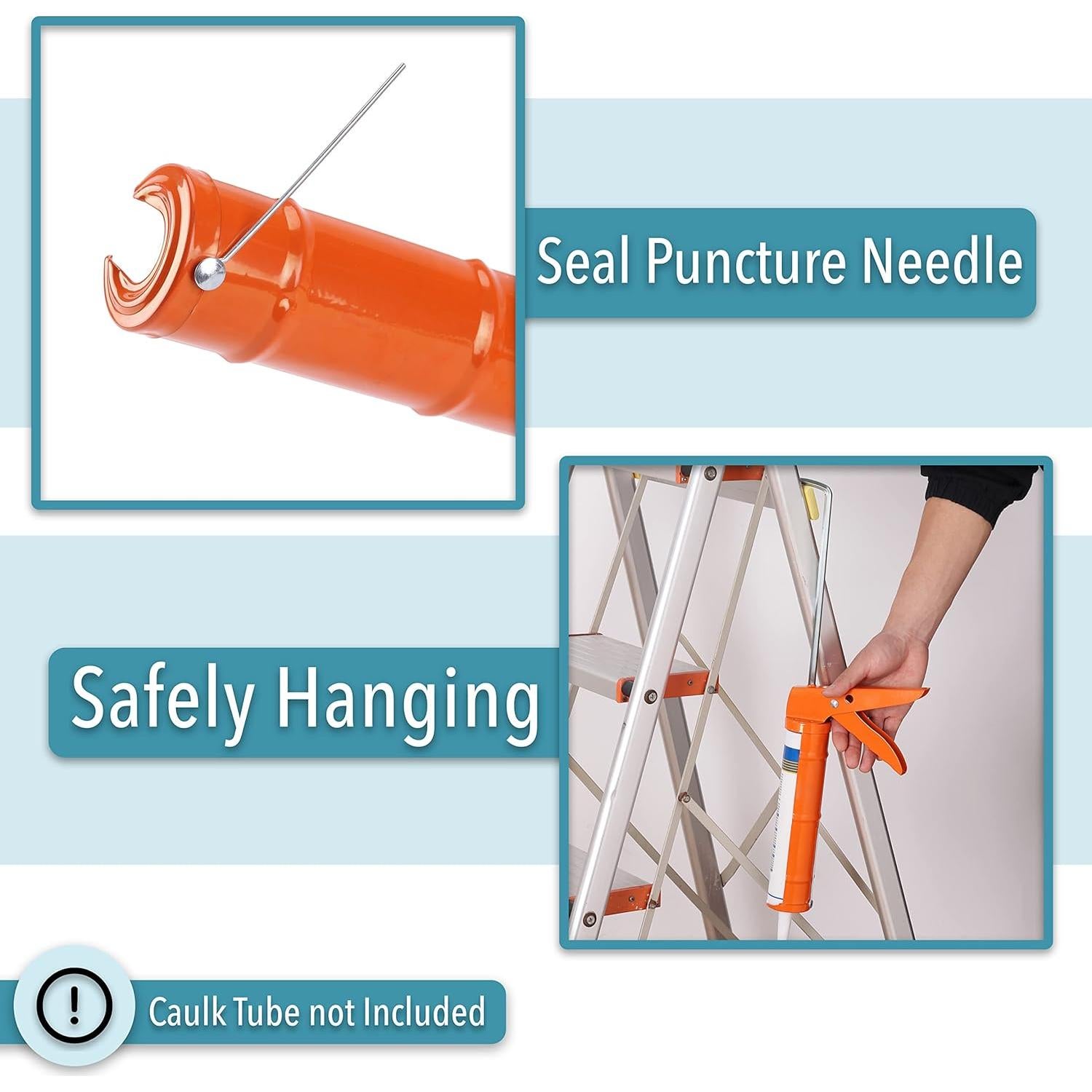 Pistola de Calafateo Bates 10:1 Manual Naranja 0.46 kg