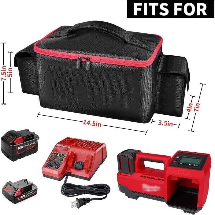 Bolsa de Compresor de Aire Tanmqin para Milwaukee M18 - Negro
