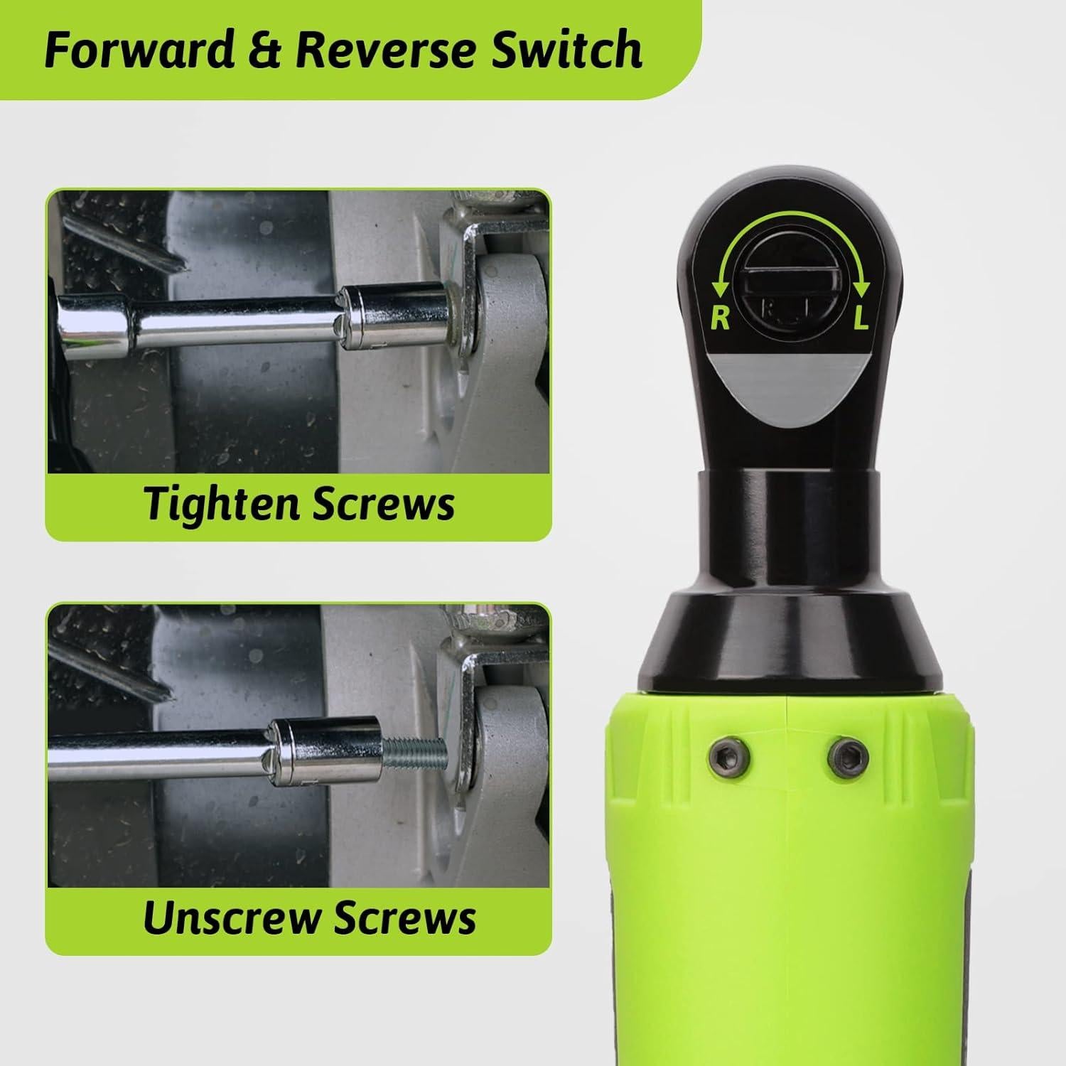 Llave de Trinquete Eléctrica Yougfin 12V 40Nm Inalámbrica