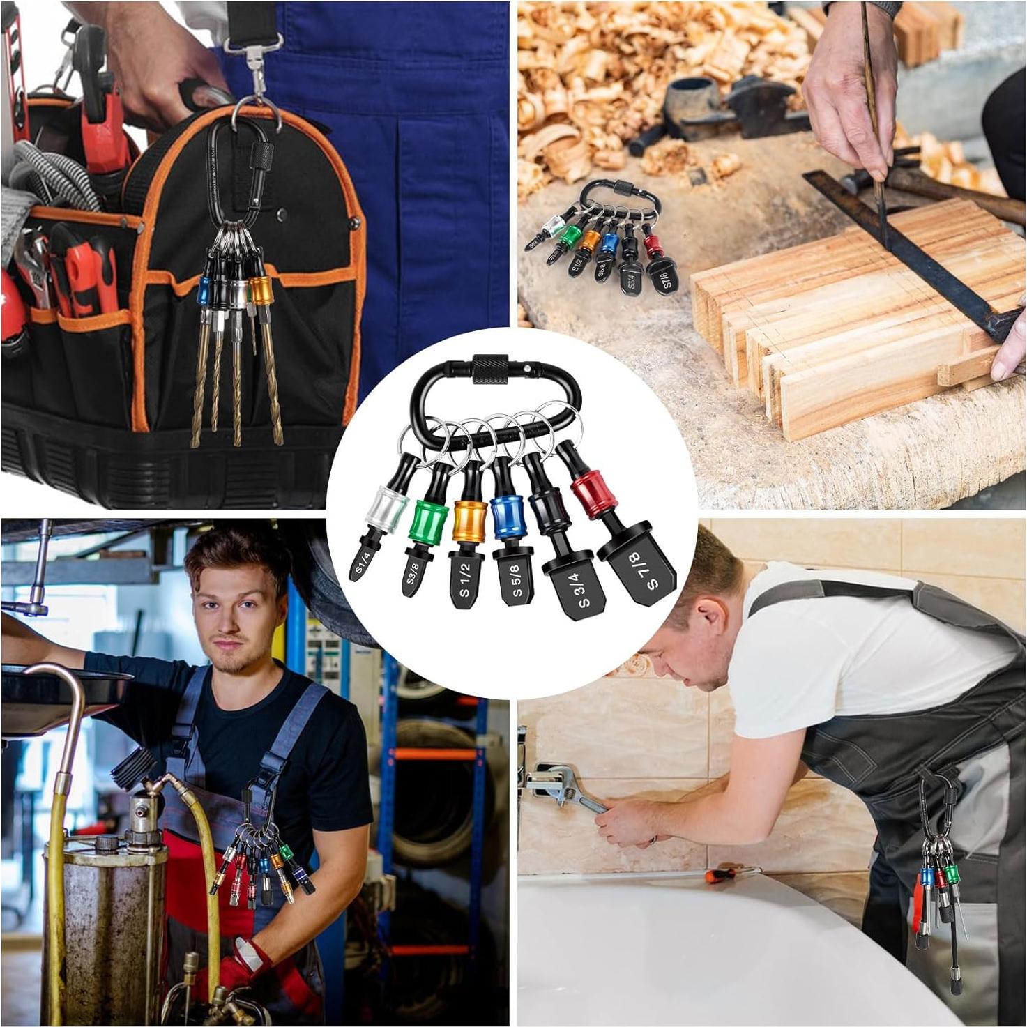 Juego de Herramientas HVAC 12PCS Aoebwpwi - Brocas y Soporte