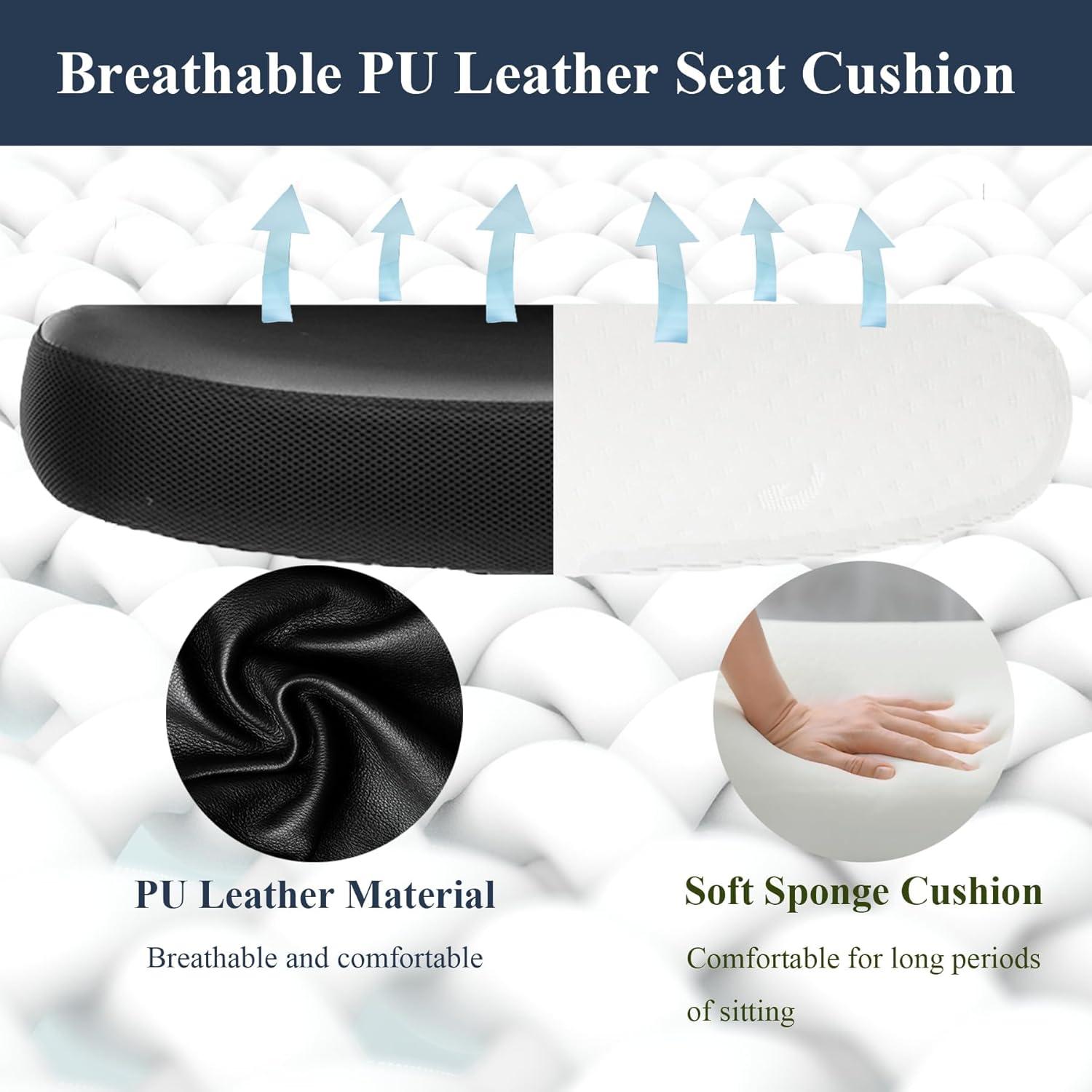 Silla de Oficina TOPBSHODC Ergonómica con Soporte Lumbar