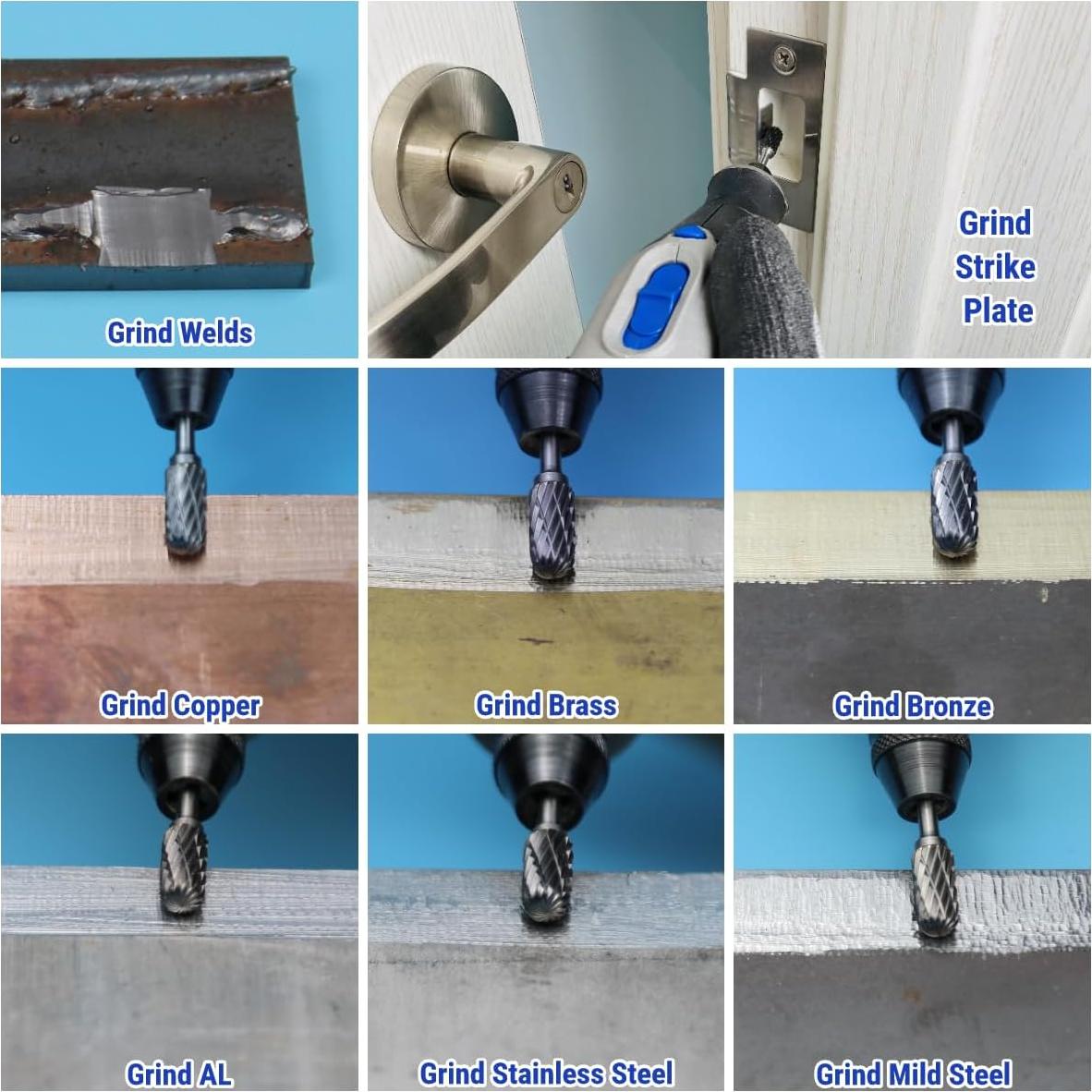 Juego de 10 Brocas Carburo Tungsteno Sworker 3 mm Detalle