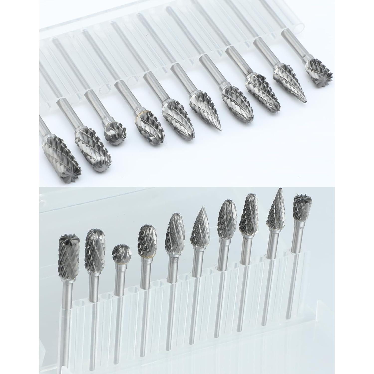 Juego de 10 Brocas Carburo Tungsteno Sworker 3 mm Detalle