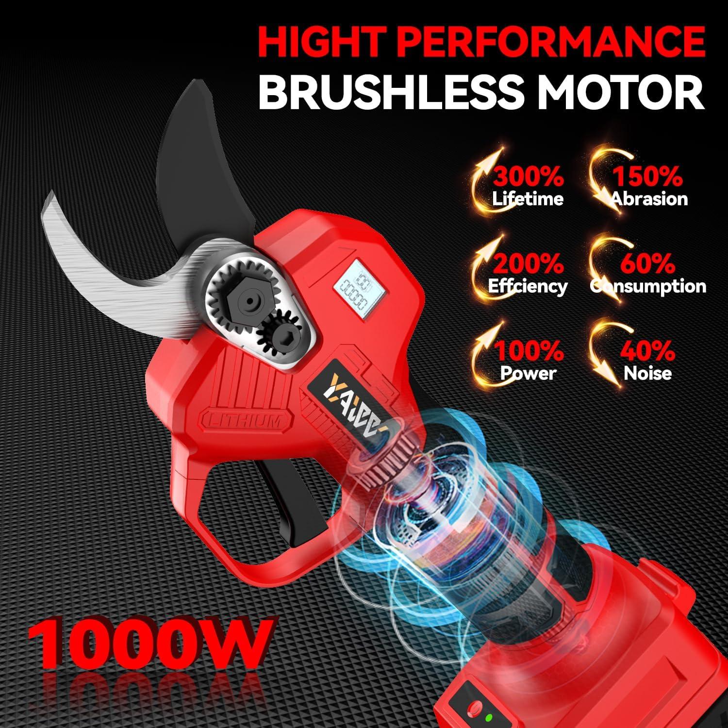 Tijeras de Podar Eléctricas YAWV para Milwaukee 18V, 2-3 cm