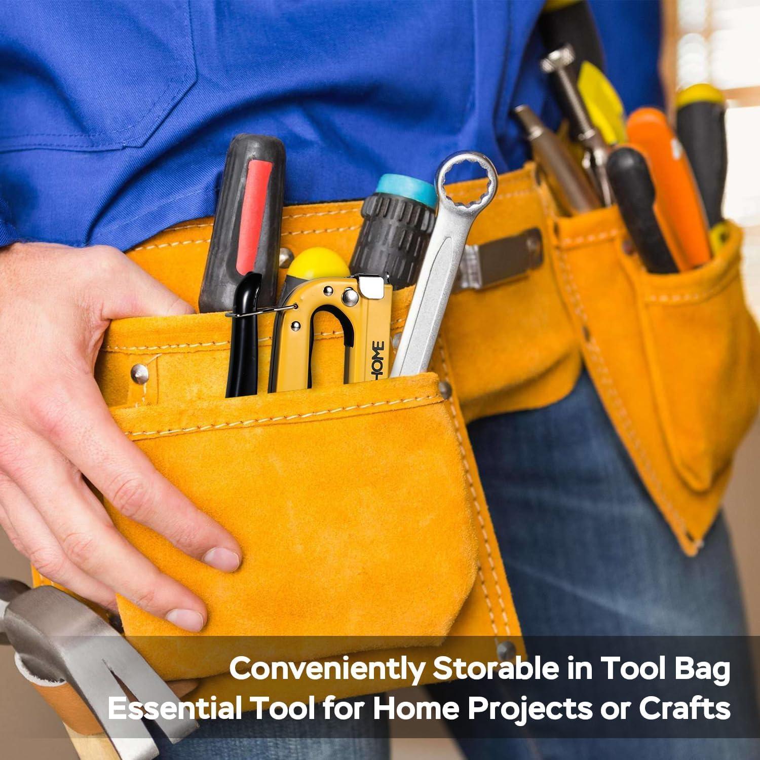 Grapadora Manual YEAHOME 4-en-1 con 4000 Grapas