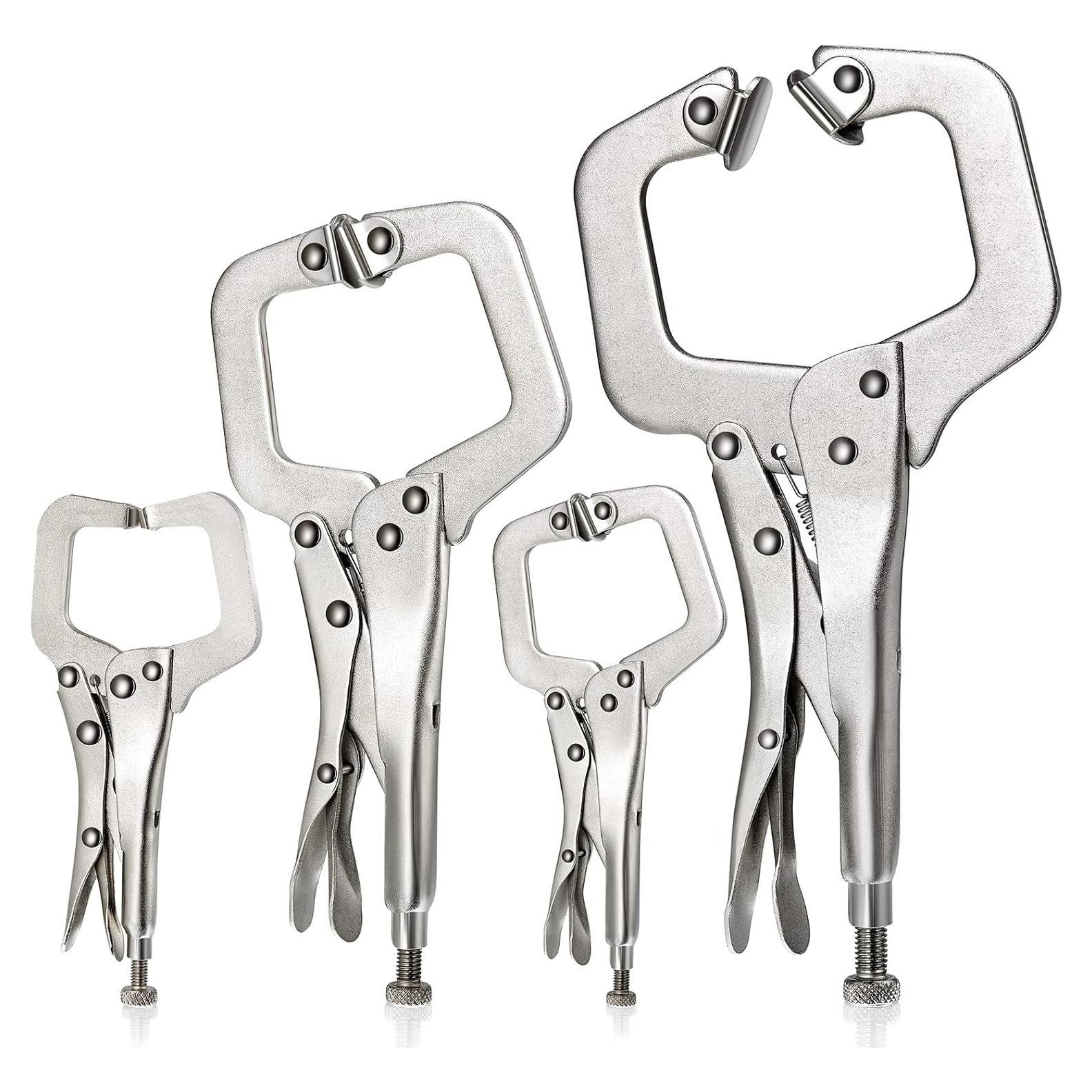 Juego de 4 Pinzas de Cierre en C Minatee Ajustables