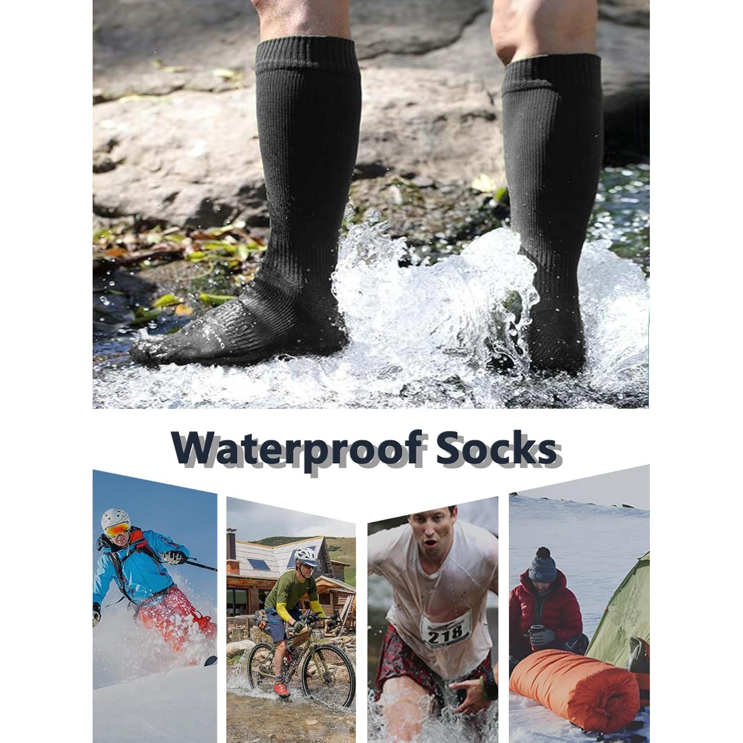 Calcetines Impermeables Gash Hao Unisex Talla XL Negro