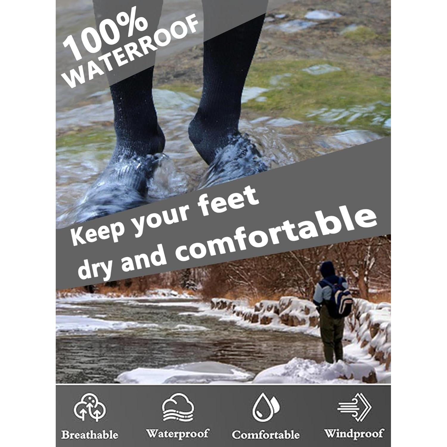 Calcetines Impermeables Gash Hao Unisex Talla XL Negro