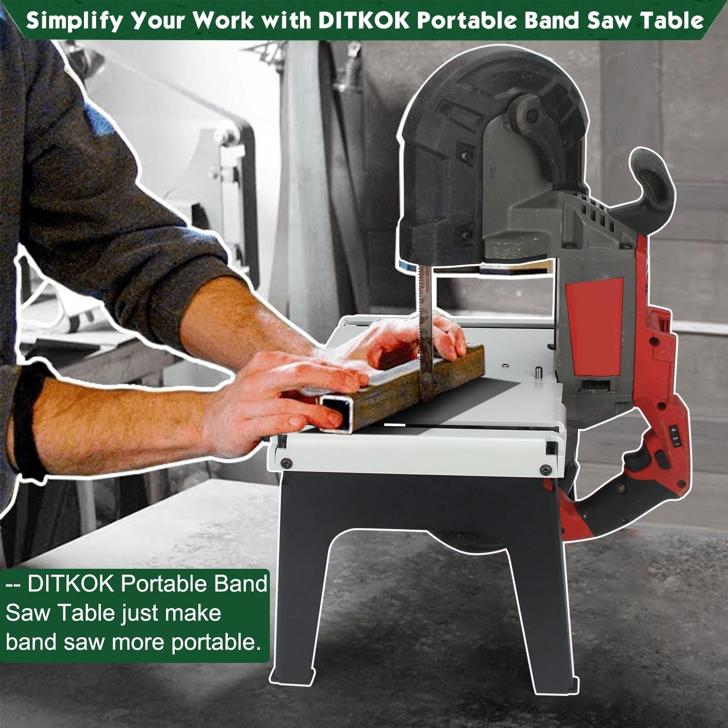 Soporte Mesa Portátil para Sierra de Banda DITKOK 6.8 kg