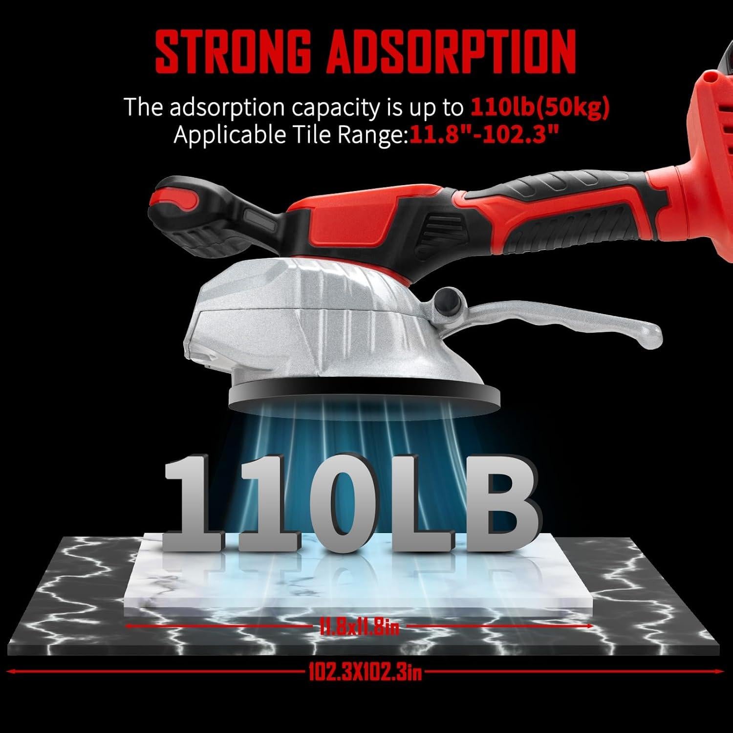 Máquina Vibradora Inalámbrica EXORM 18V para Azulejos