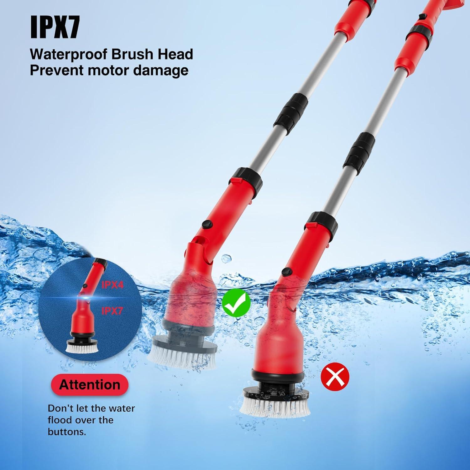 Cepillo Eléctrico Giratorio ThagBrco 8 en 1 1000 RPM