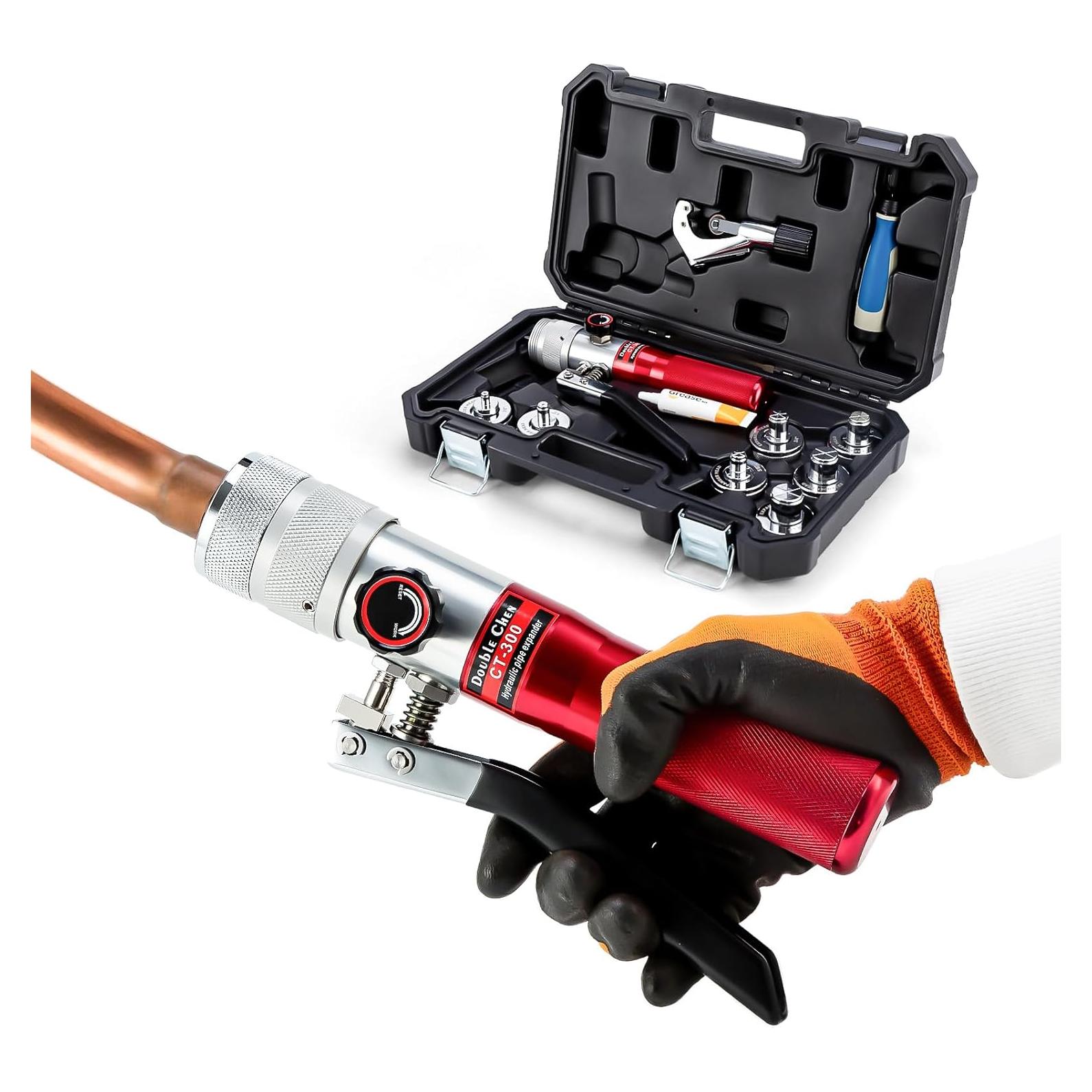 Kit de herramientas de expansión de tubos HVAC DOUBLE CHEN 3-1-8 cm