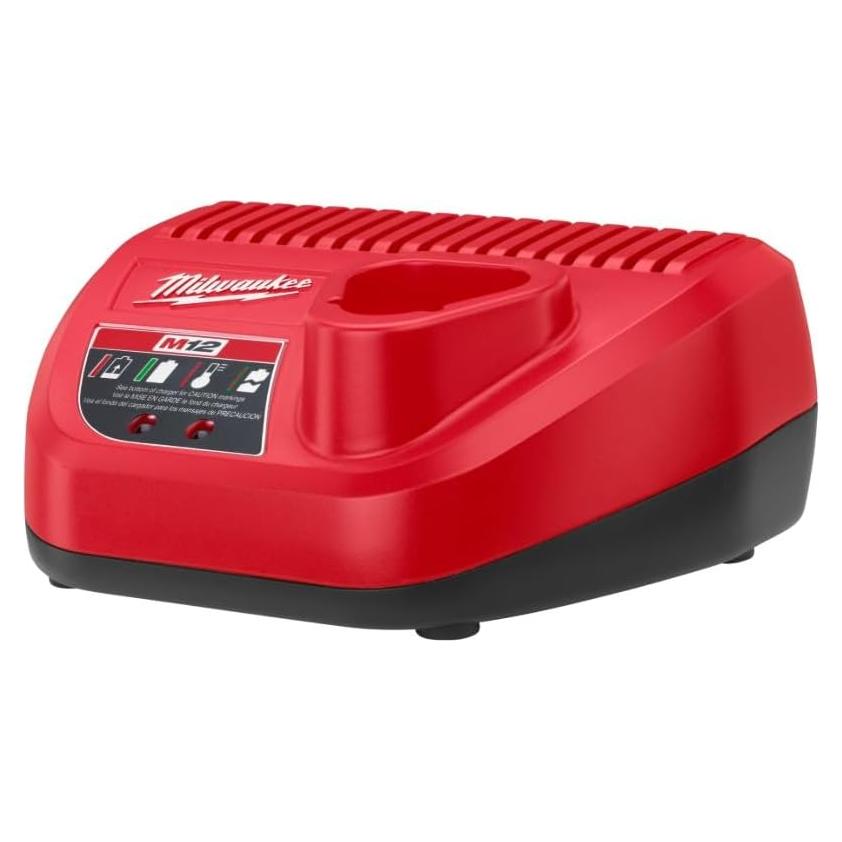 Cargador de Batería Milwaukee 12V Li-Ion 30 min compacto