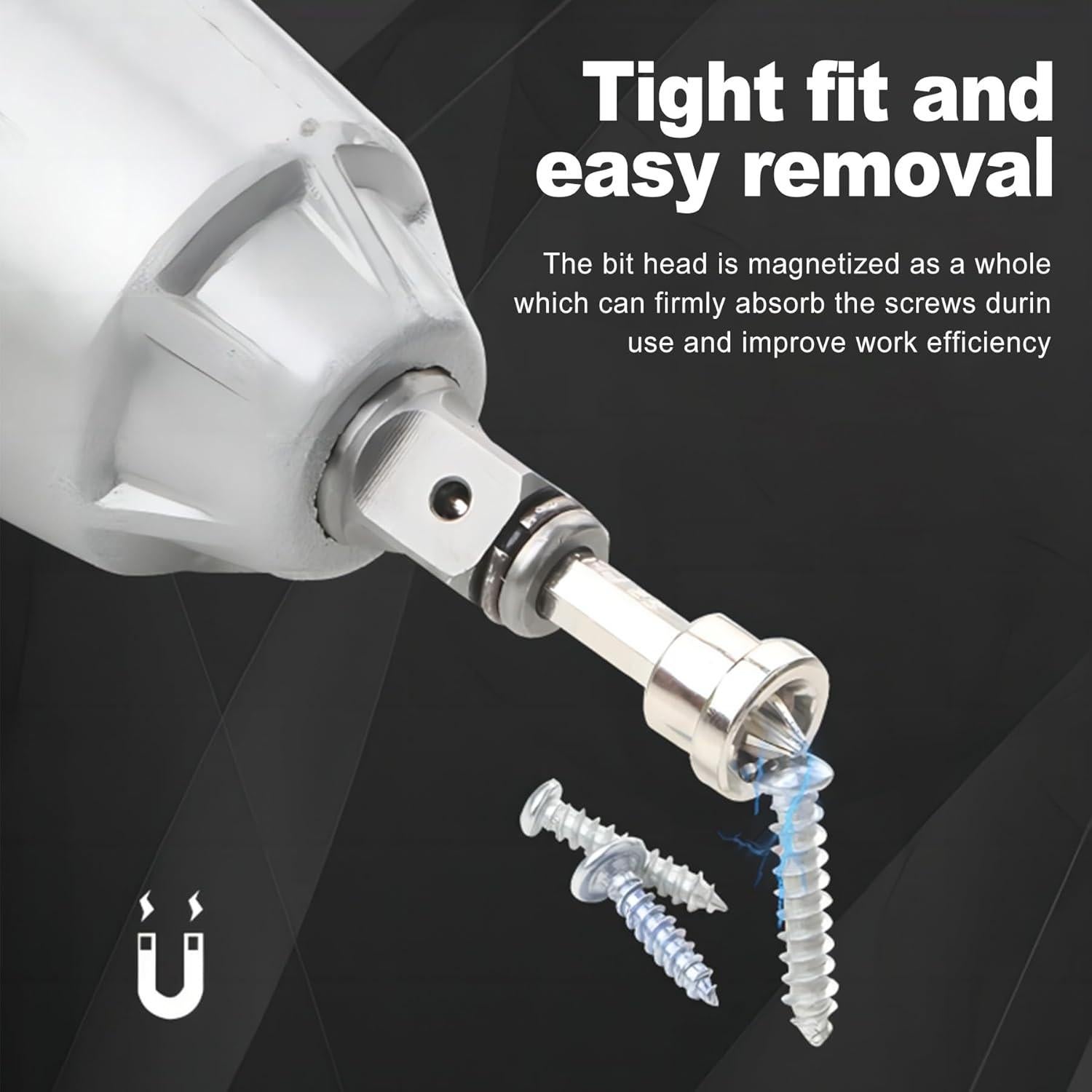 Posicionador de Tornillos CoguZed 50mm PH2 Imán para Paneles de Yeso