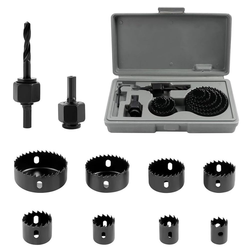 Juego de Sierras de Corona Fixinus 11 Piezas 19-64mm