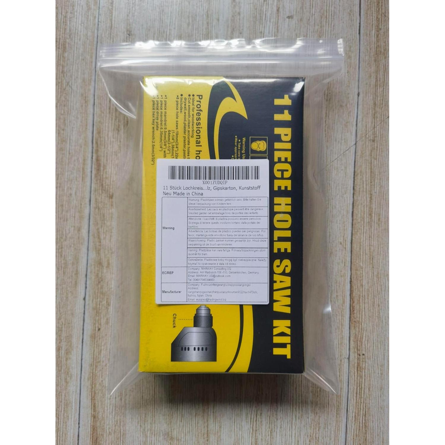 Juego de Sierras de Corona Fixinus 11 Piezas 19-64mm