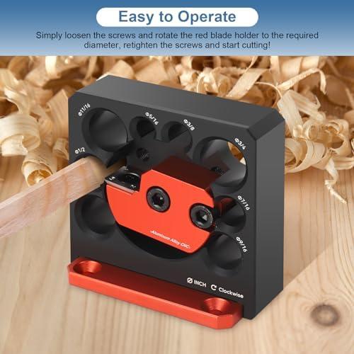 Plantilla Dowel Jig Yosoo 8 Agujeros Ajustable 0,38 kg