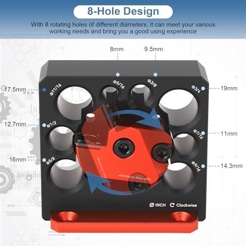 Plantilla Dowel Jig Yosoo 8 Agujeros Ajustable 0,38 kg