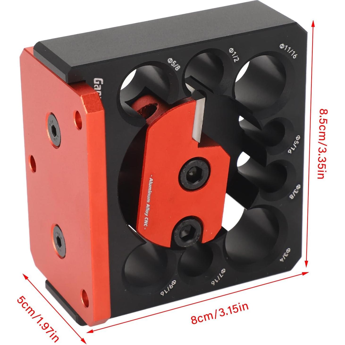 Plantilla Dowel Jig Yosoo 8 Agujeros Ajustable 0,38 kg