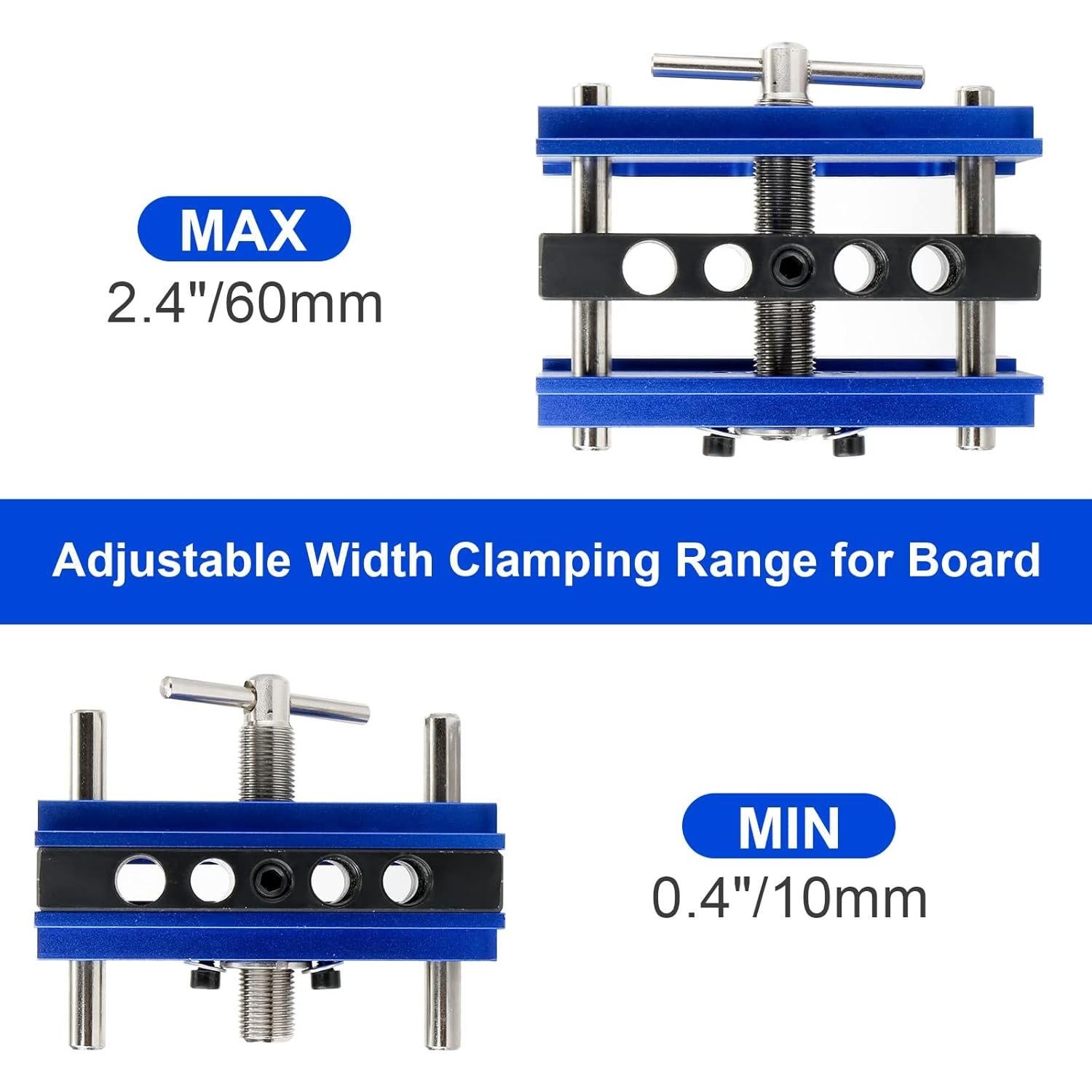 Plantilla Dowel Autocentrante Lieberwell con 3 Brocas y 6 Manguitos