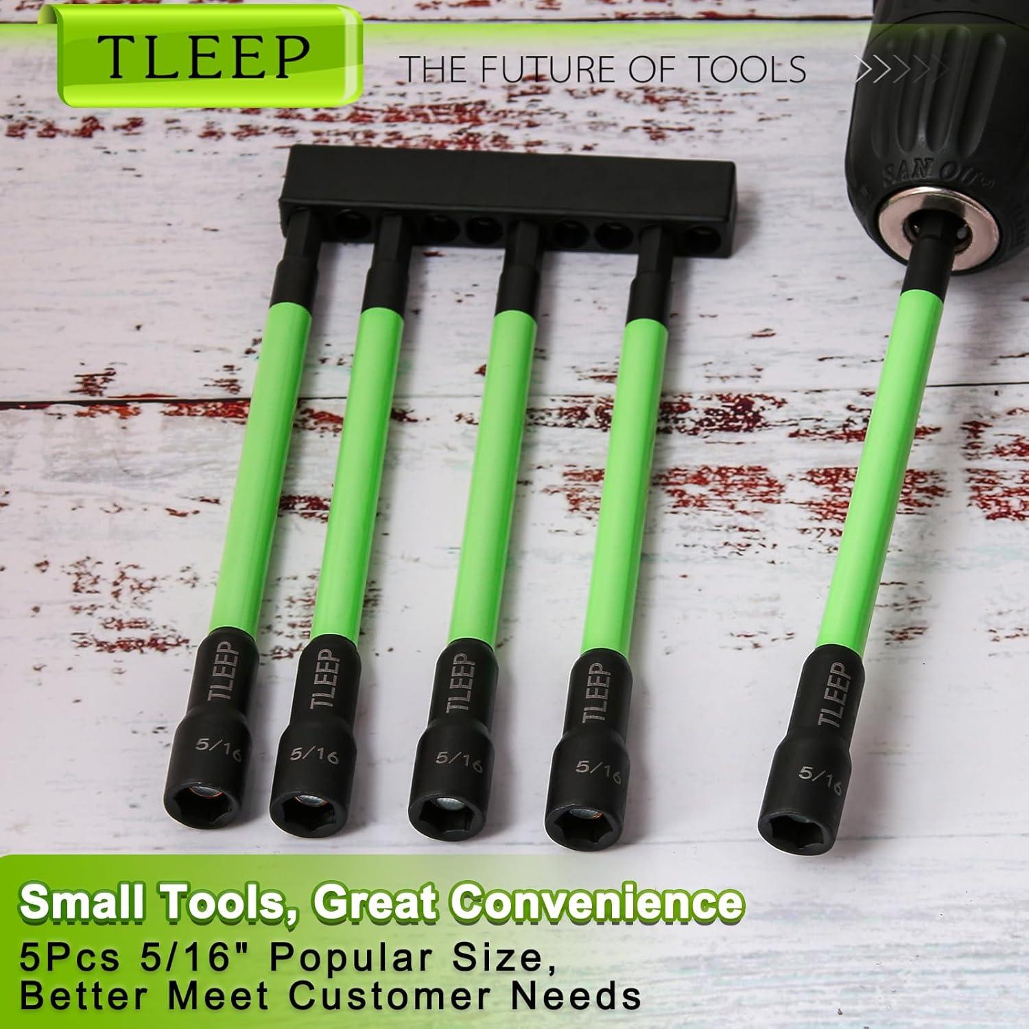 Juego de Destornilladores Magnéticos TLEEP 150mm 5/16" Hexagonal