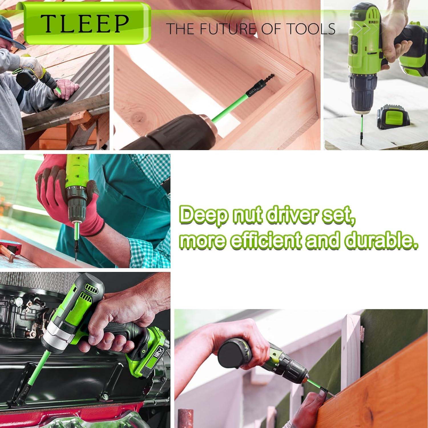 Juego de Destornilladores Magnéticos TLEEP 150mm 5/16" Hexagonal