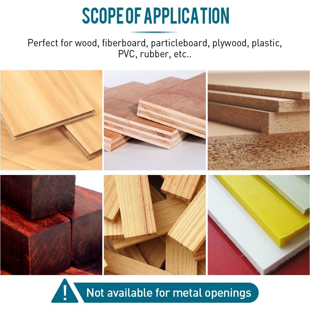 Juego de Brocas Avellanadoras 5Pcs Hexagonal Ajustable