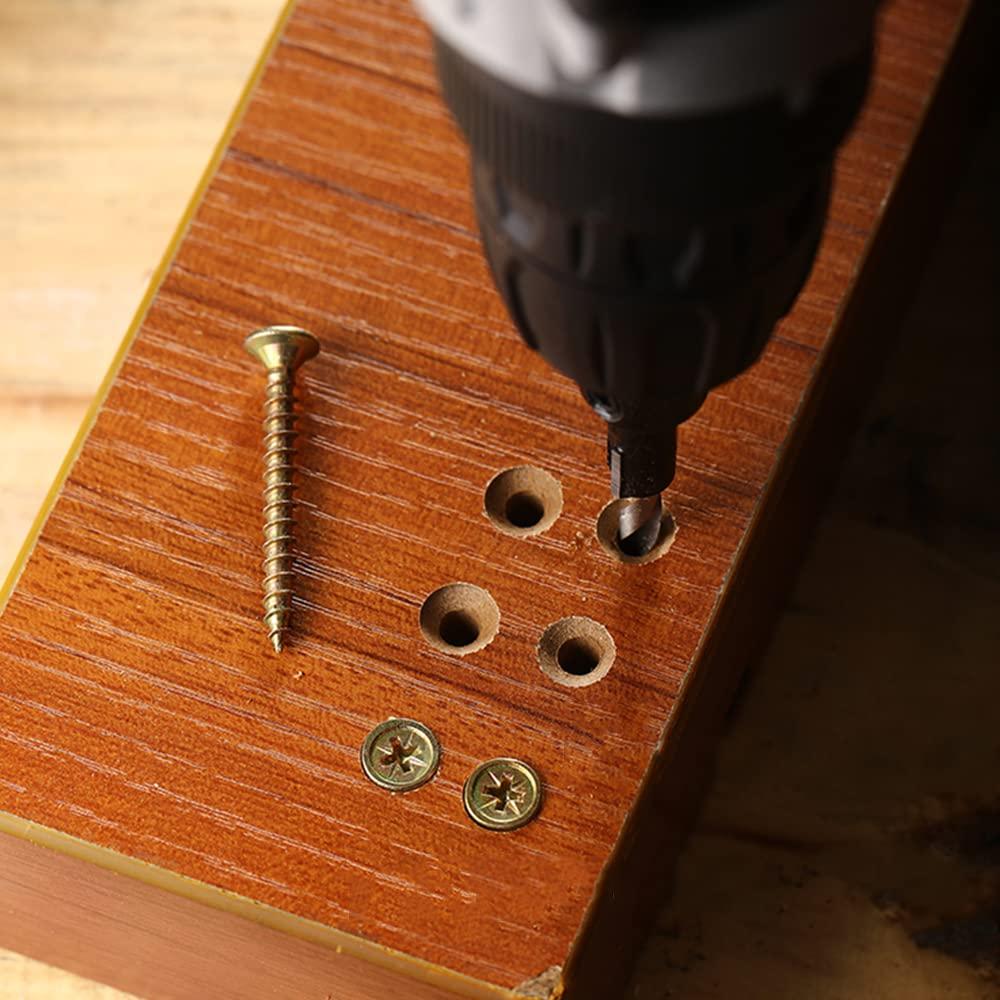 Juego de Brocas Avellanadoras 5Pcs Hexagonal Ajustable