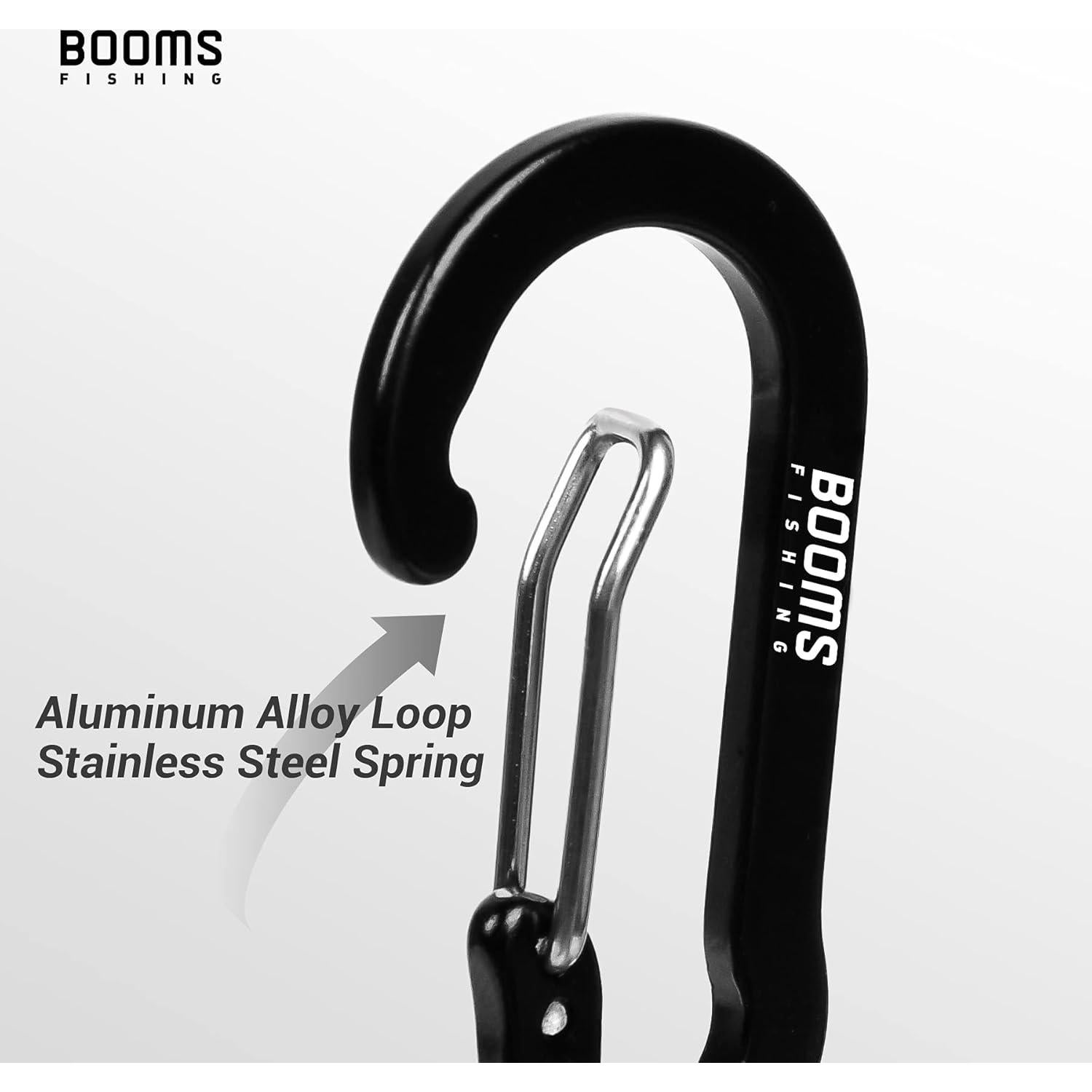 Cuerdas de Pesca Booms Fishing T04 con Mosquetón 6 Piezas