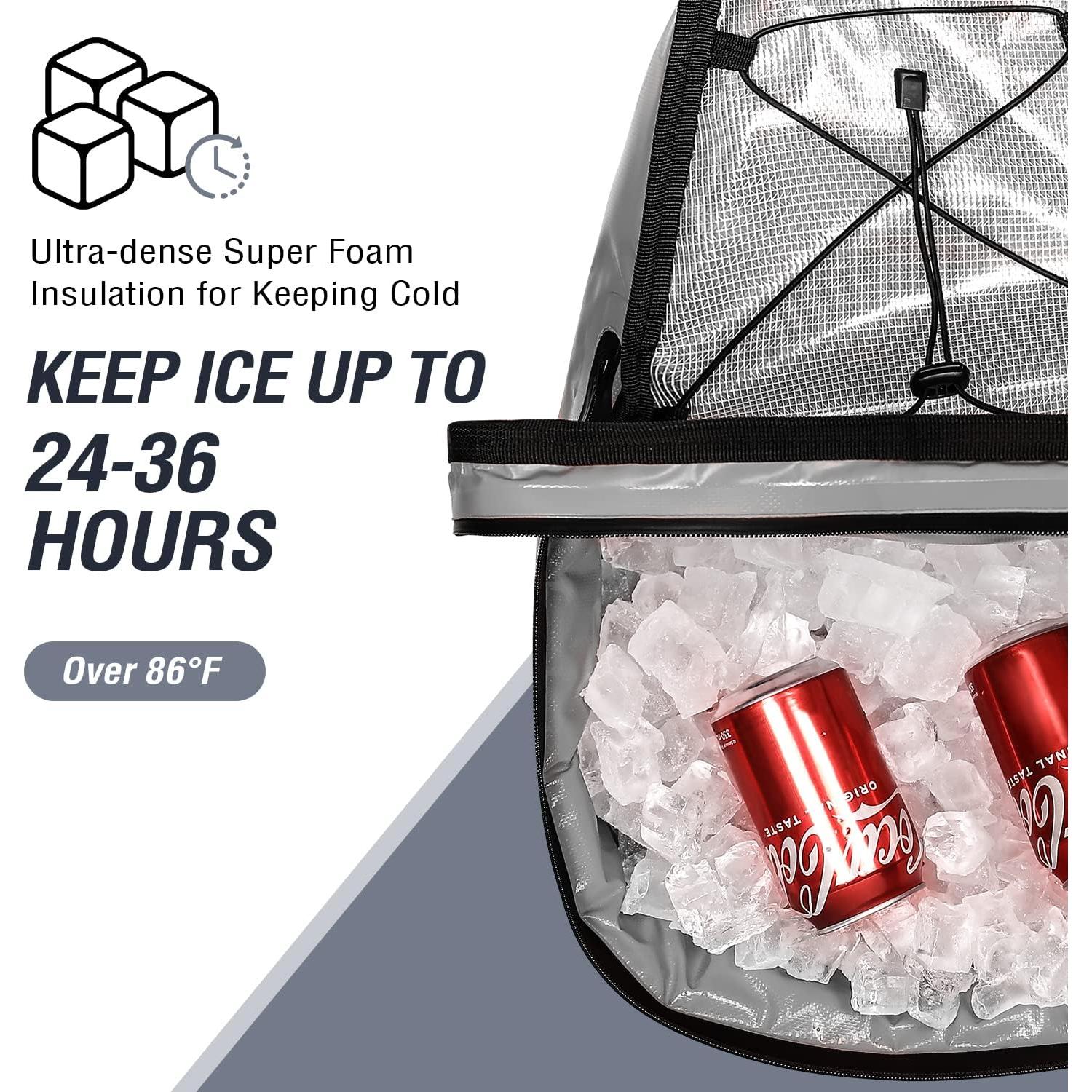 Nevera Aislada Buffalo Gear para Kayak 18.5" Gris