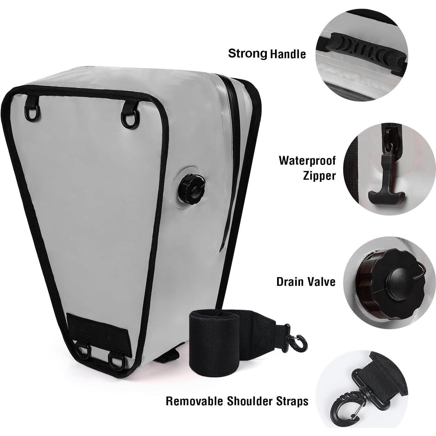 Nevera Aislada Buffalo Gear para Kayak 18.5" Gris