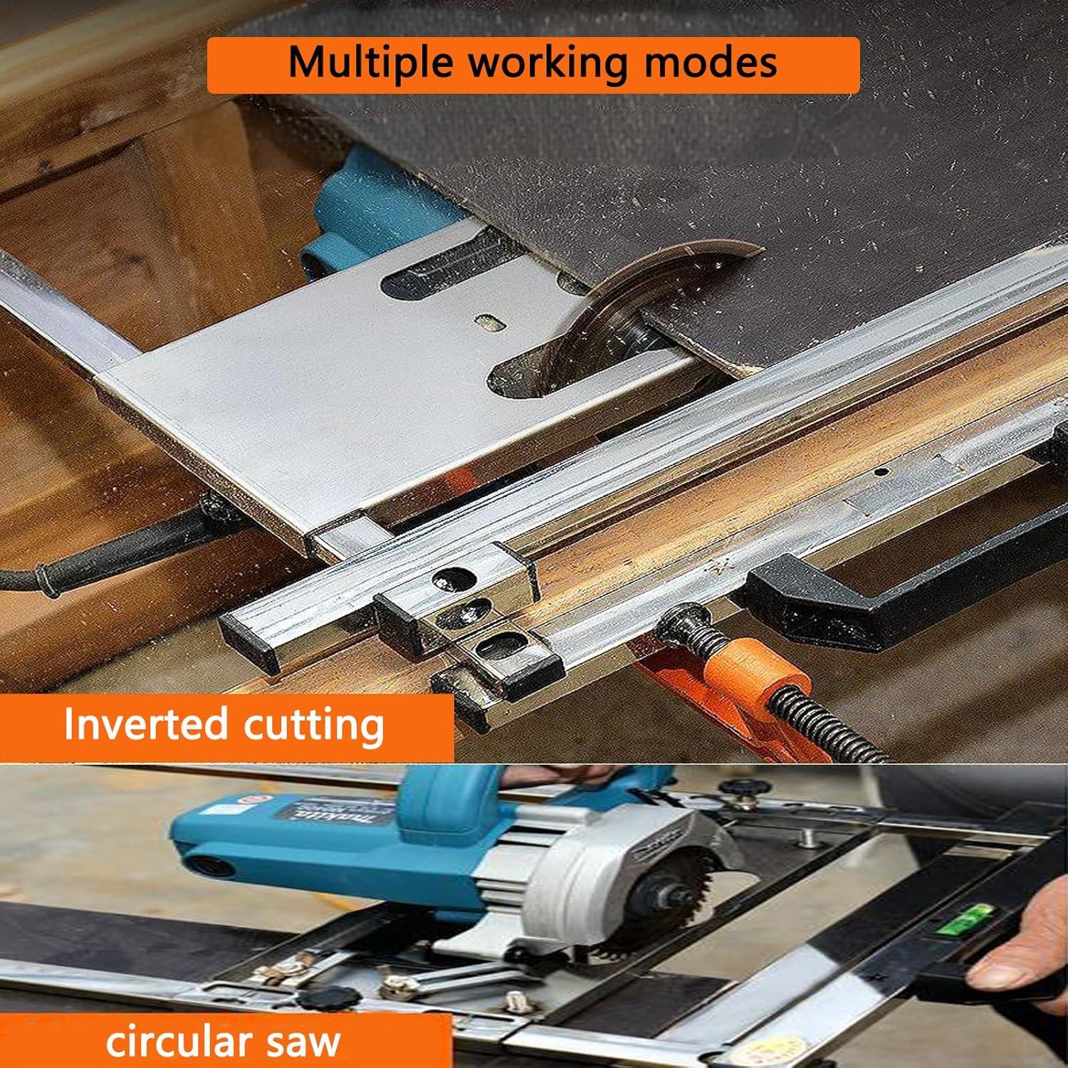 Guía de riel para sierra circular Genérico 39 cm ajustable