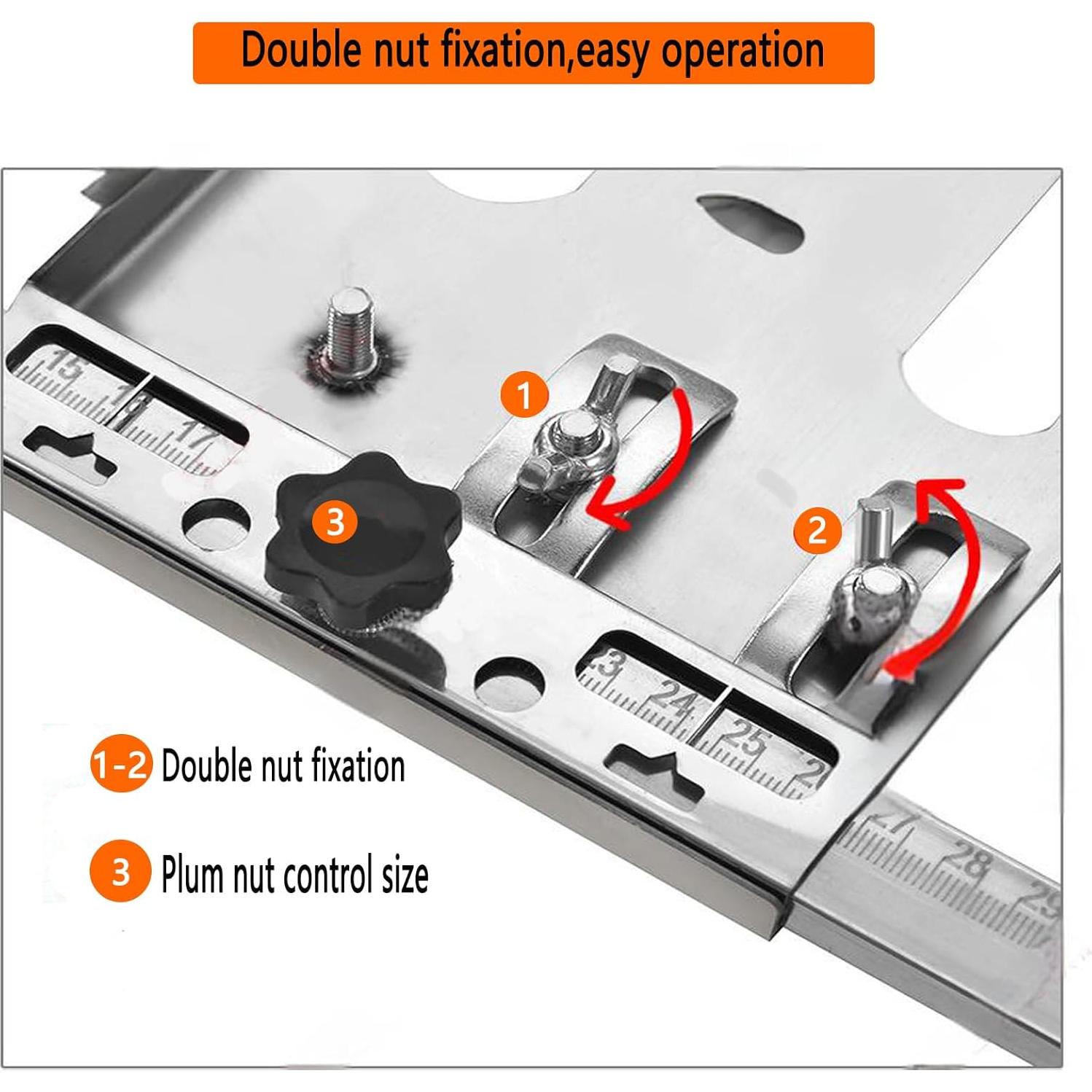 Guía de riel para sierra circular Genérico 39 cm ajustable