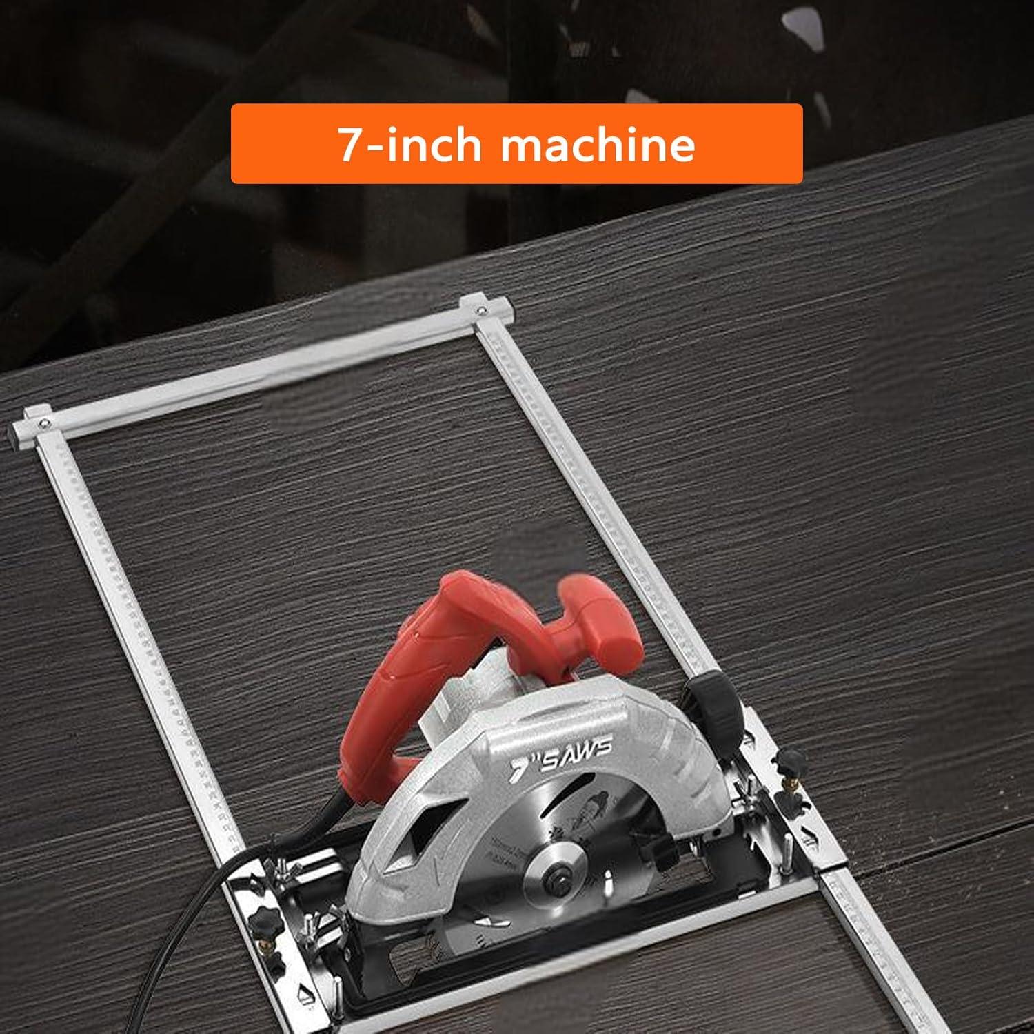 Circular Saw Guide,For 4-1/2-inch,5-1/2-inch,6-1/2-Inch,7-1/4-Inch Circular Saw,Installation Free Multifunction Circular Saws Edge Guide,Universal Precision Cutting Tool for Woodworking & DIY Projects
