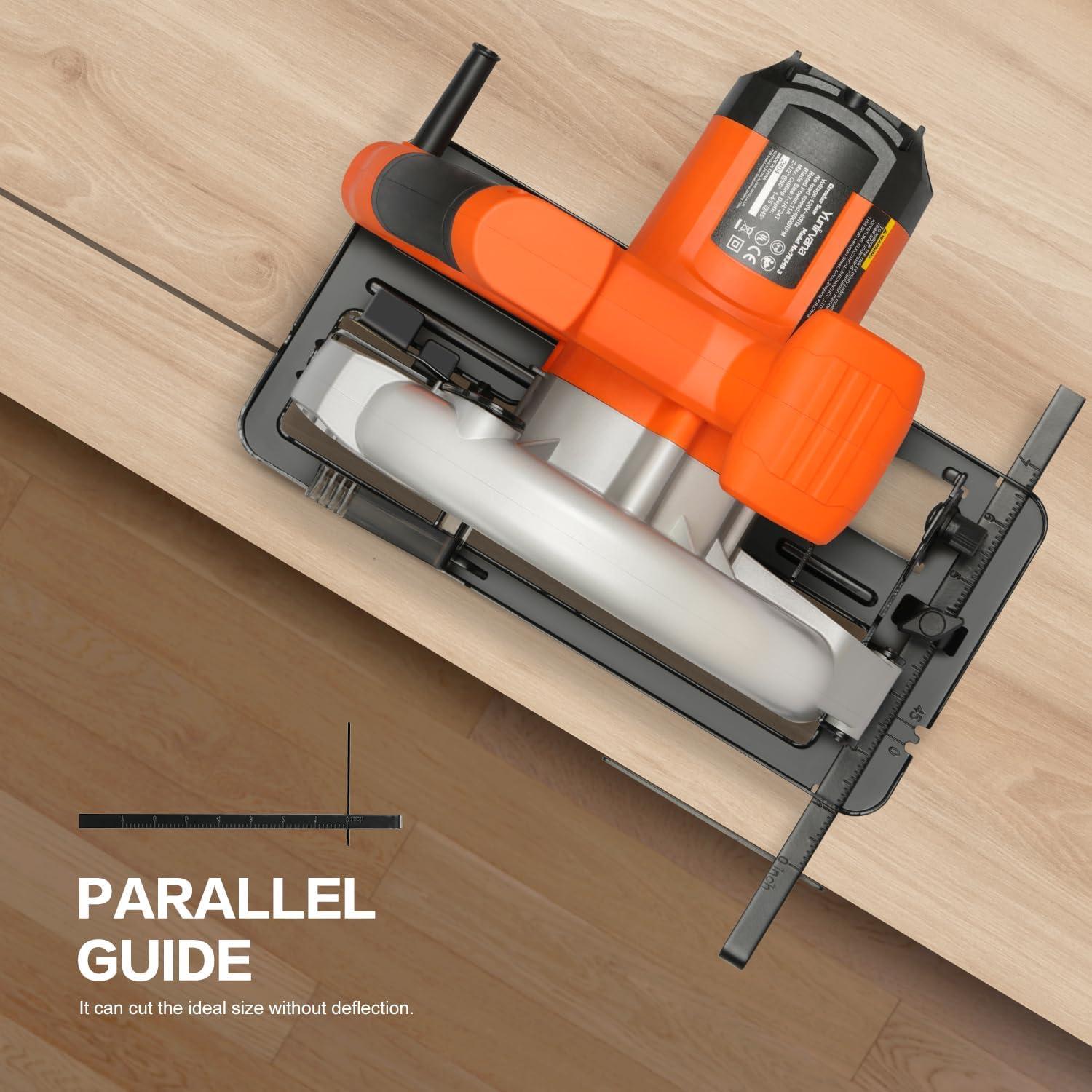 Sierra Circular Eléctrica Yunirvana 11A 6000RPM 18.42cm