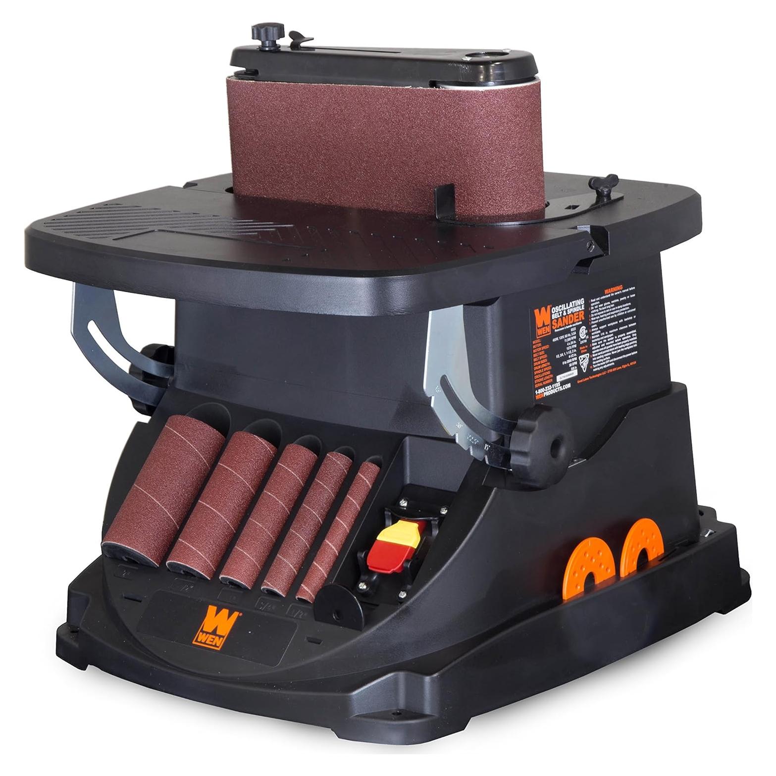 Lijadora de Banda WEN 6524 con Eje Oscilante 3.5A
