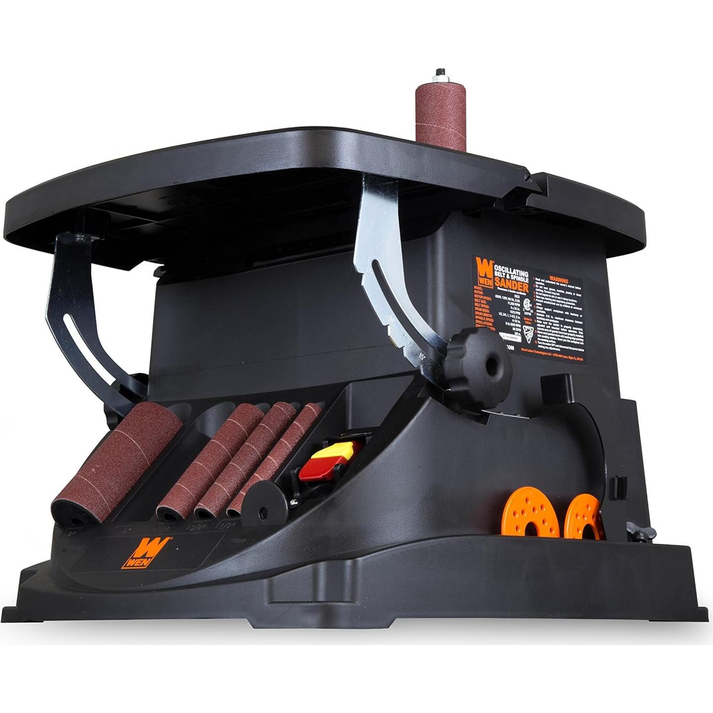 Lijadora de Banda WEN 6524 con Eje Oscilante 3.5A