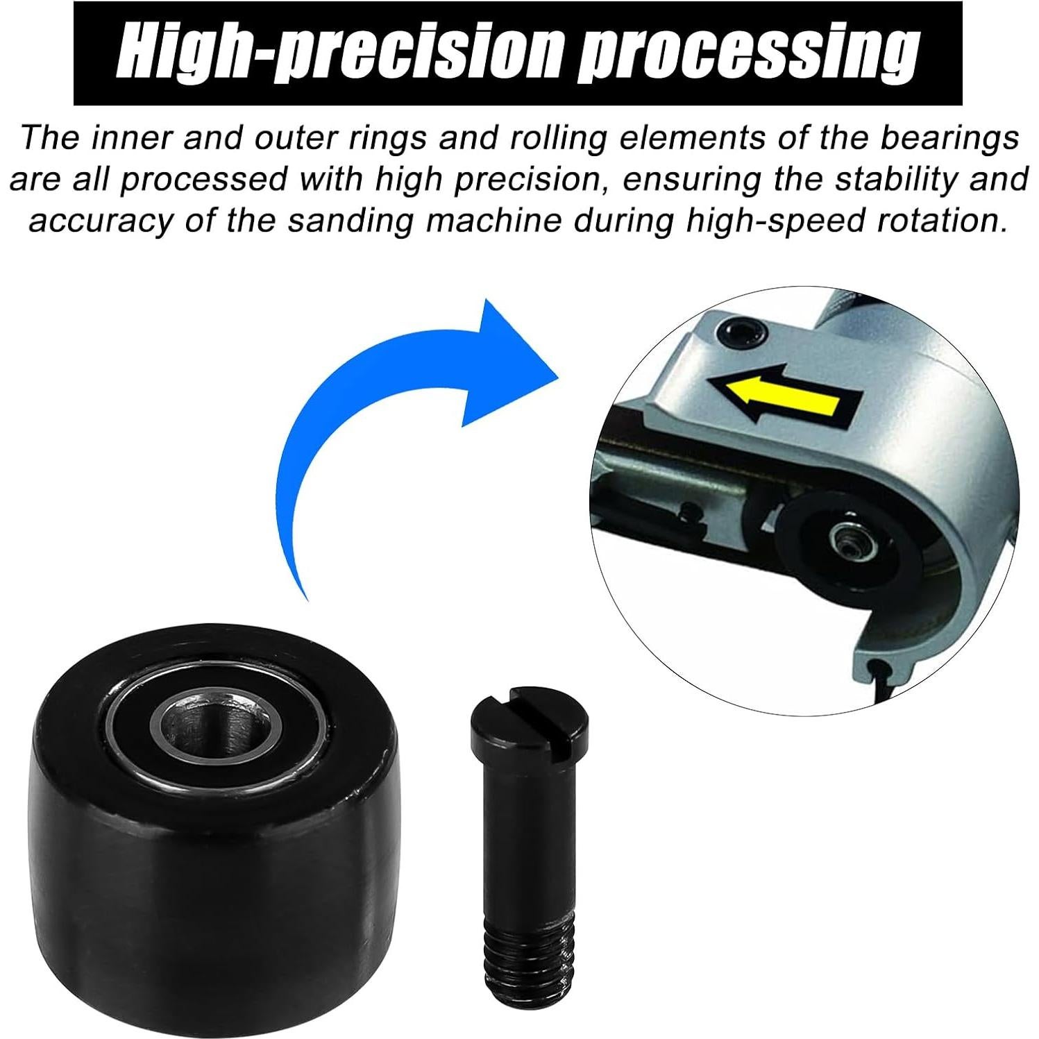 Rodamientos 3037PAR para Lijadora Neumática Astro - 2 Piezas